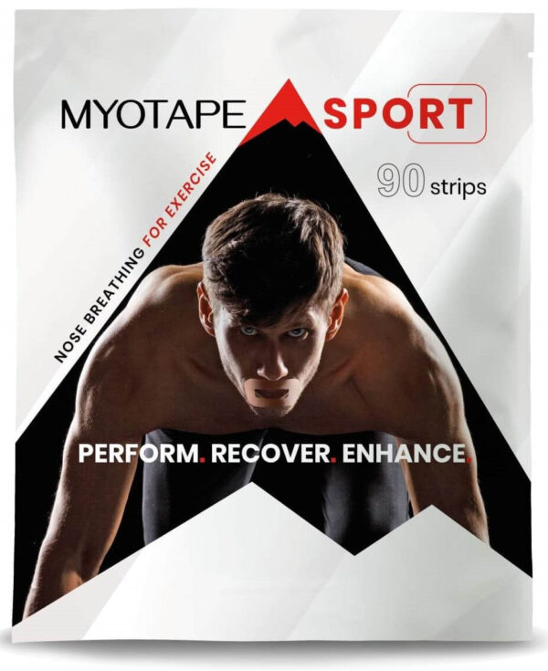 myotape sport mouth tape, nasal breathing, cardio fitness